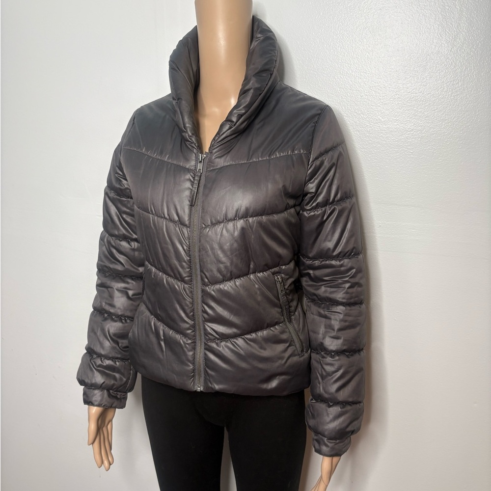 H&M Women's Charcoal Puffer Jacket